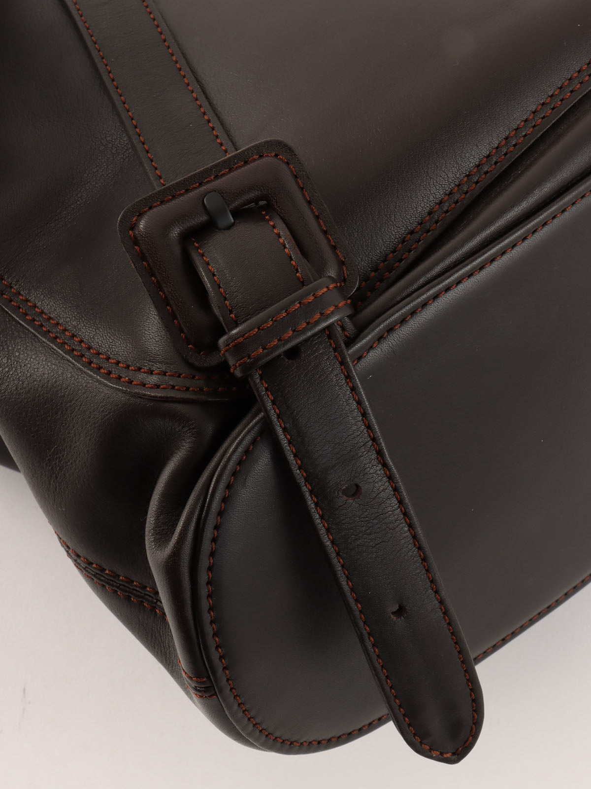 1998 CC Mark Stitch Backpack, Dark Brown