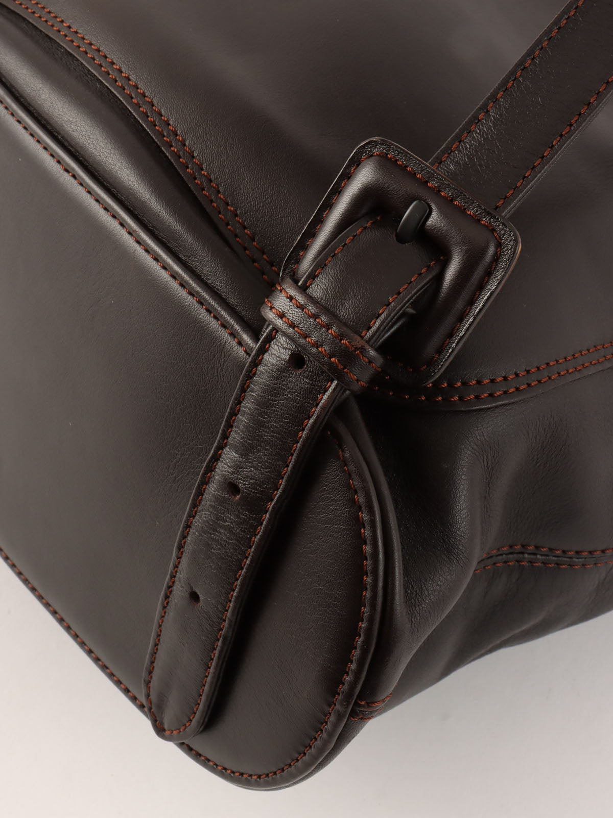 1998 CC Mark Stitch Backpack, Dark Brown