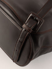 1998 CC Mark Stitch Backpack, Dark Brown