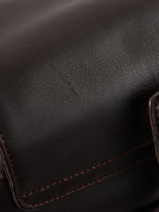 1998 CC Mark Stitch Backpack, Dark Brown