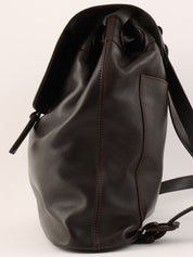 1998 CC Mark Stitch Backpack, Dark Brown