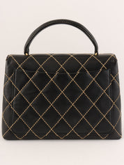 2004年頃製 ワイルドステッチCCターンロックハンドバッグ ブラック