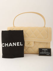 2004年頃製 クラシックフラップハンドバッグ イエロー