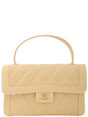 2004年頃製 クラシックフラップハンドバッグ イエロー