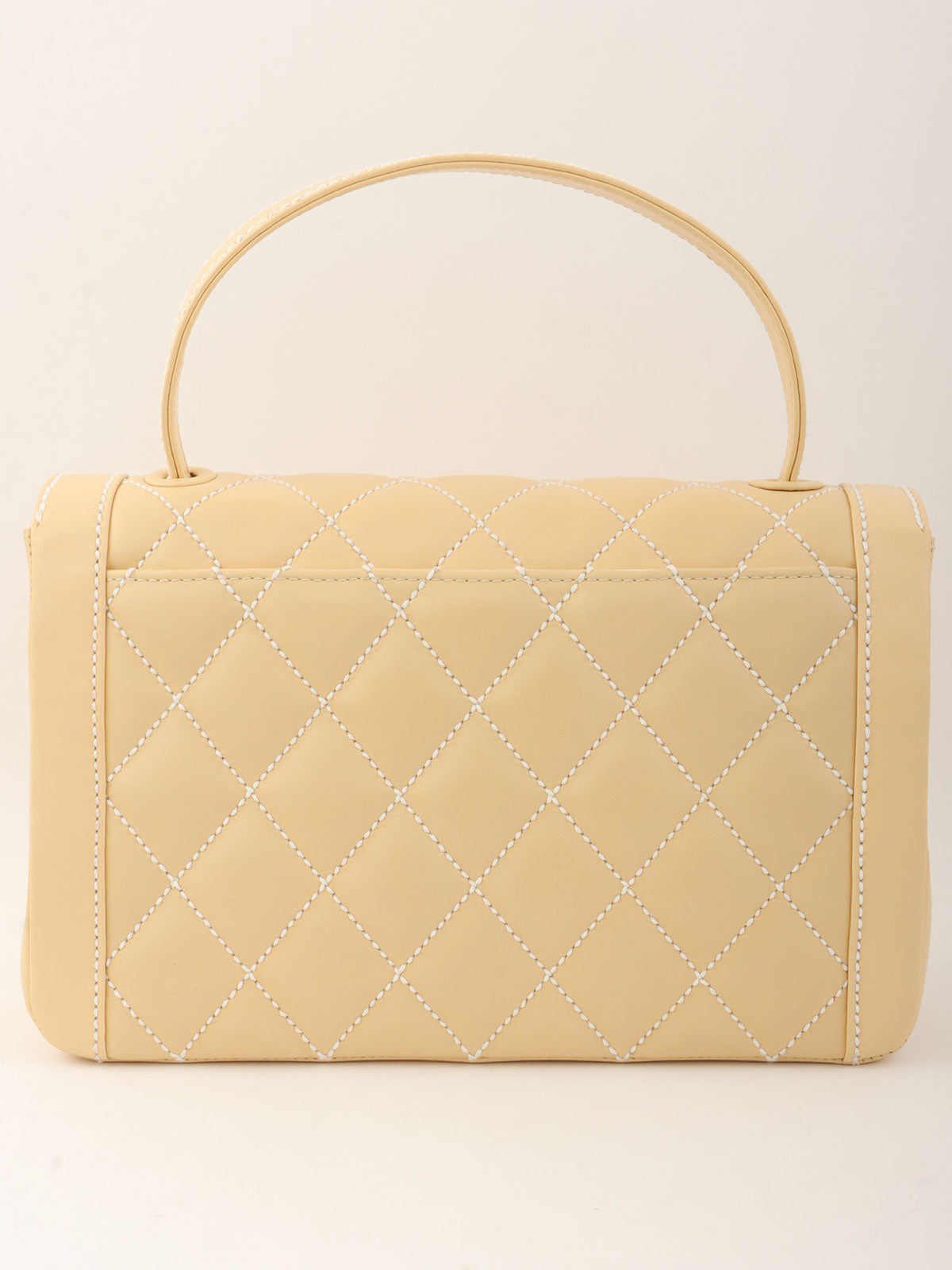 2004年頃製 クラシックフラップハンドバッグ イエロー