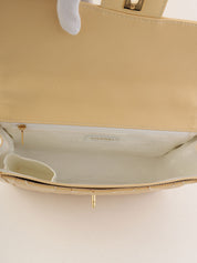 2004年頃製 クラシックフラップハンドバッグ イエロー