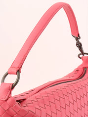 Pink Intrecciato Handbag