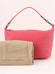 イントレチャートハンドバッグ ピンク