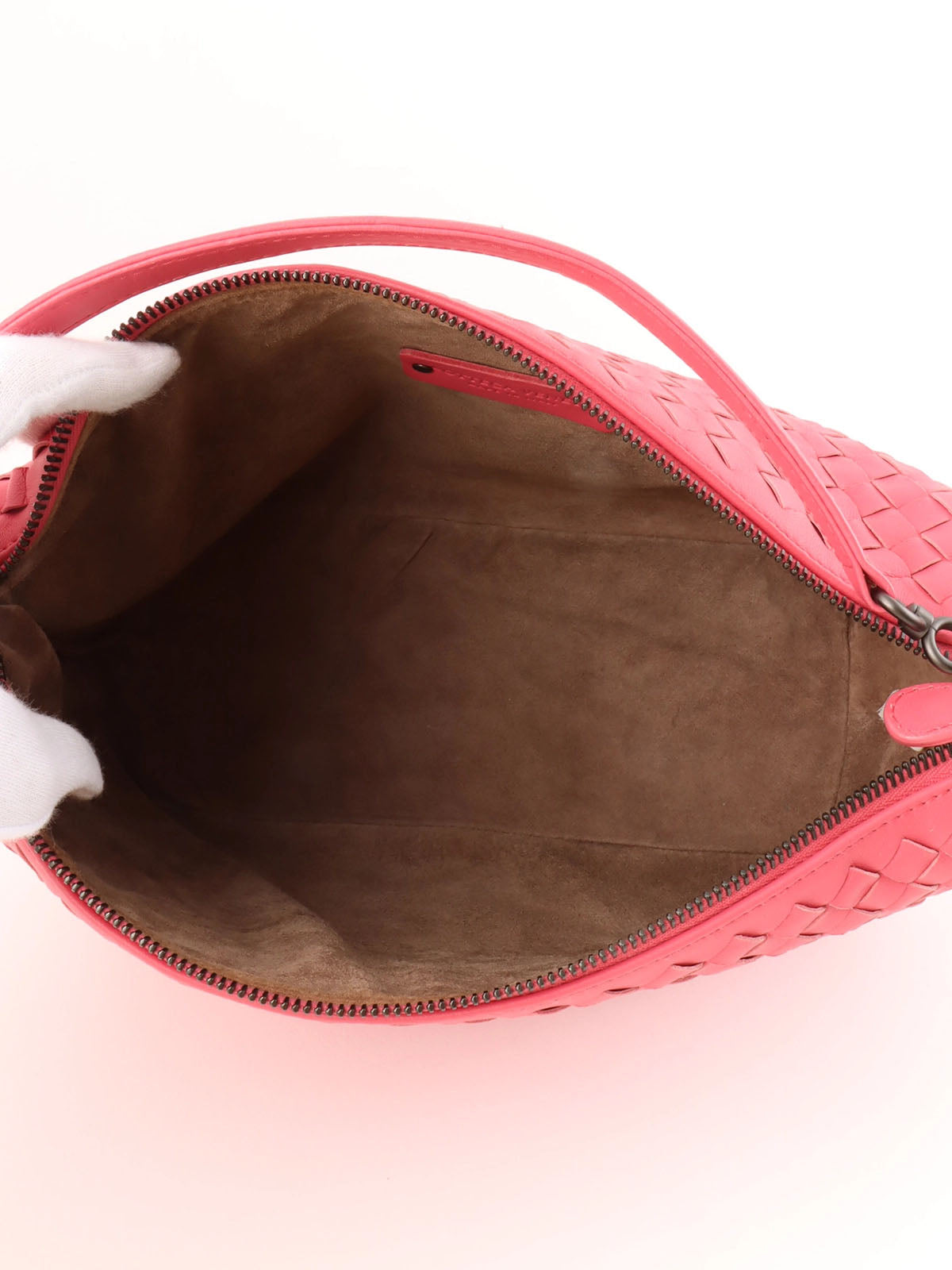 イントレチャートハンドバッグ ピンク