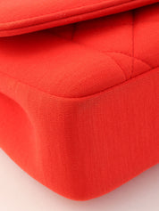 2014年頃製 コットンダイアナフラップチェーンショルダーバッグ レッド