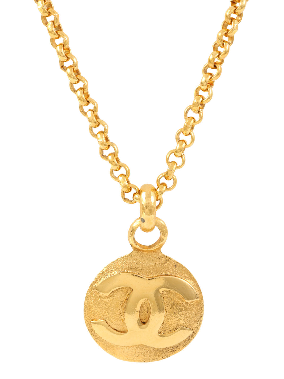 1994年製 ラウンドCCマークネックレス ゴールド