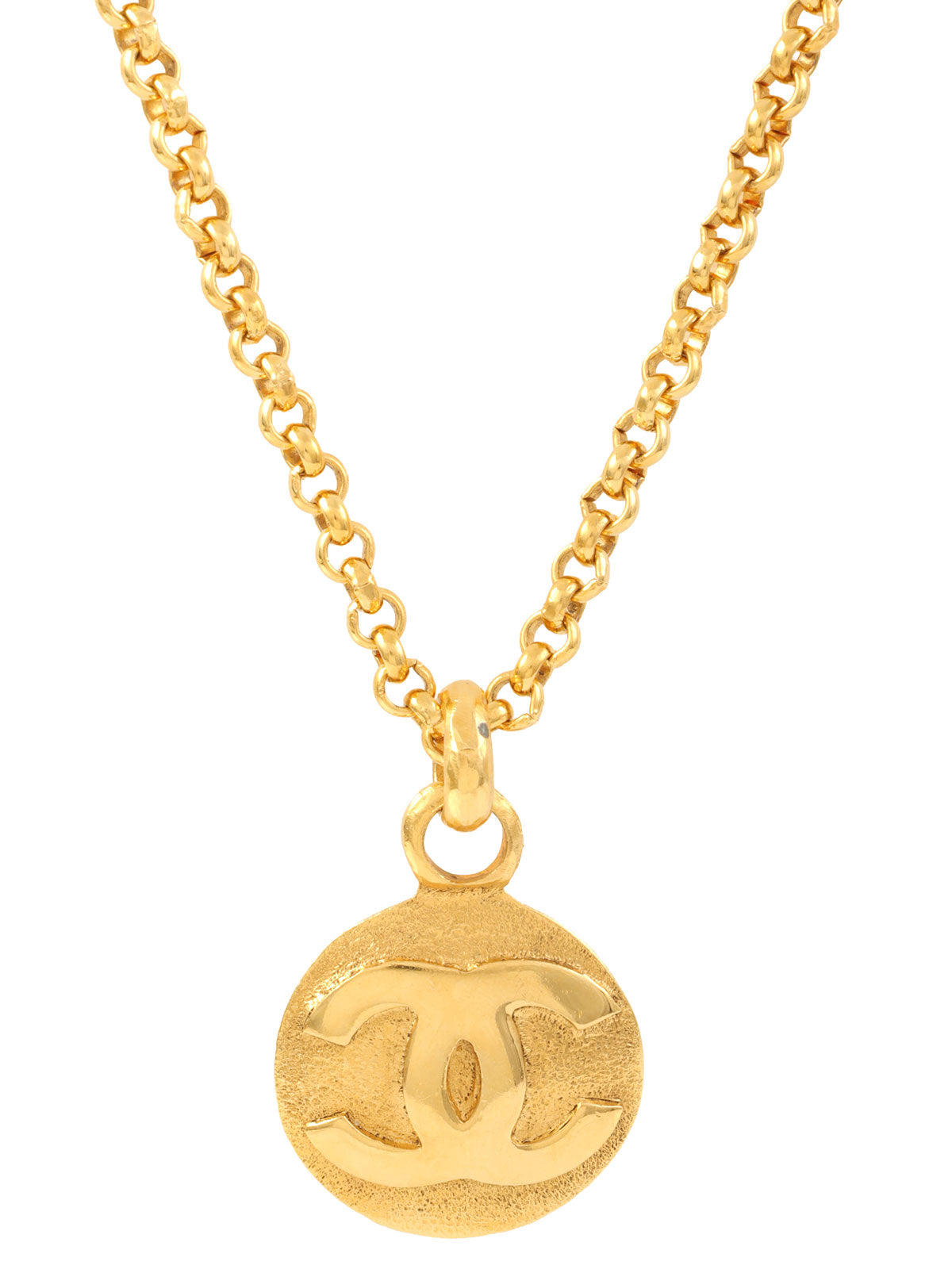 1994年製 ラウンドCCマークネックレス ゴールド