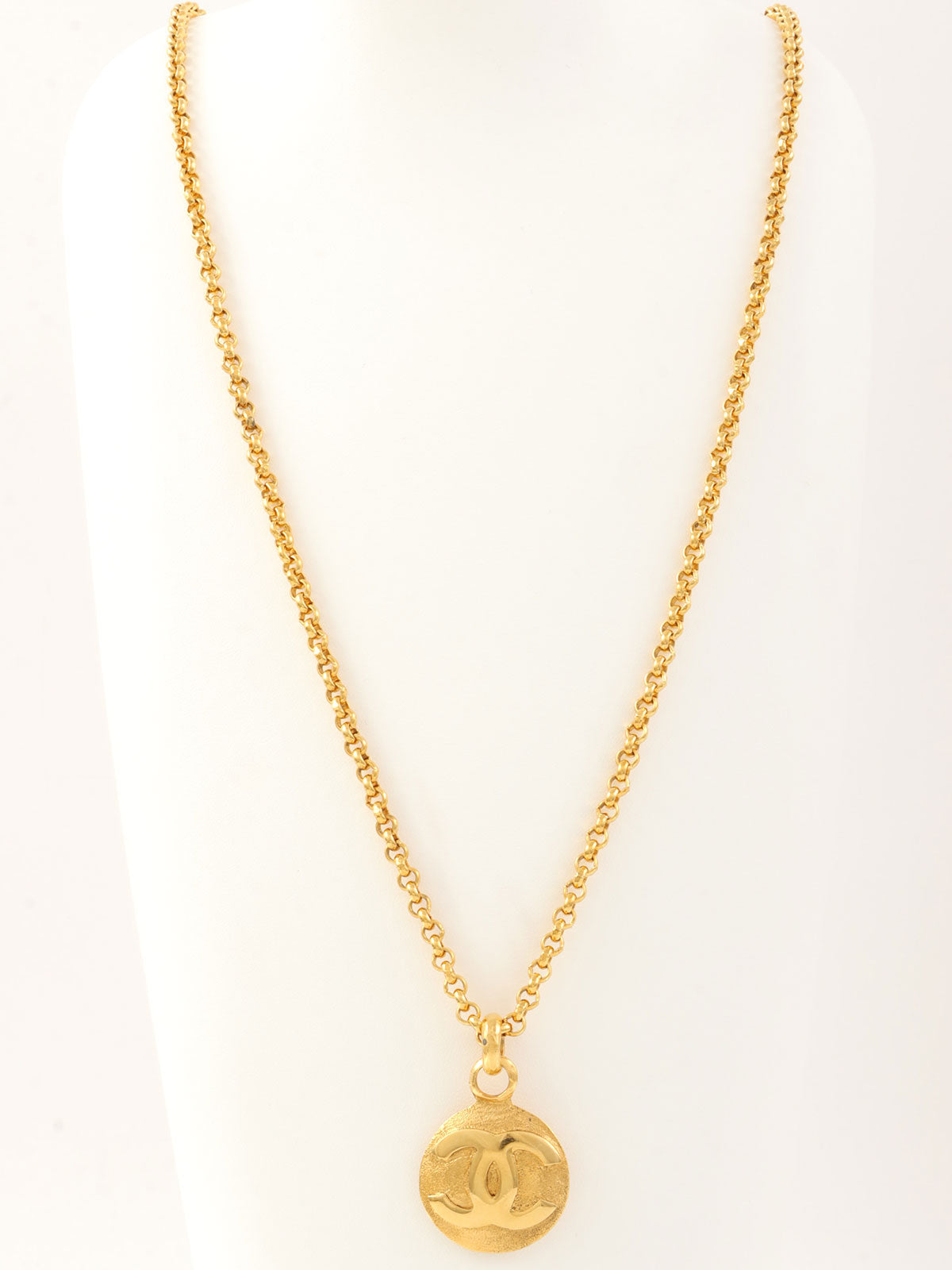 1994年製 ラウンドCCマークネックレス ゴールド