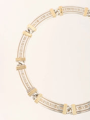 18K925アトラスネックレス シルバー/ゴールド