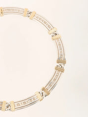 18K925アトラスネックレス シルバー/ゴールド