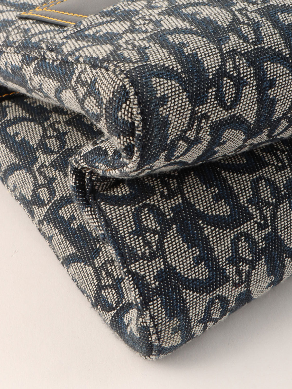 トロッターパターンハンドバッグ ネイビー