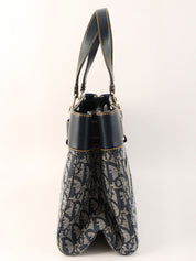 Trotter Pattern Handbag Navy