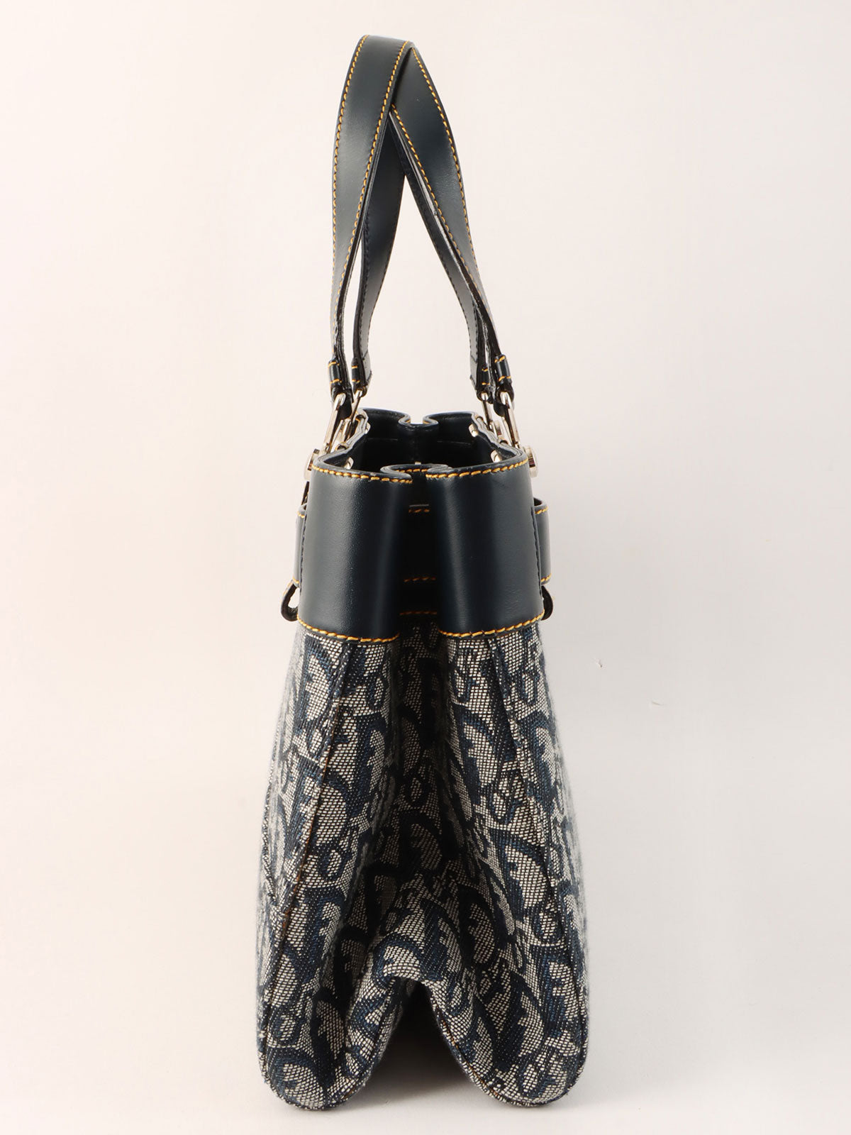 Trotter Pattern Handbag Navy