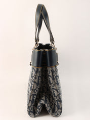 Trotter Pattern Handbag Navy