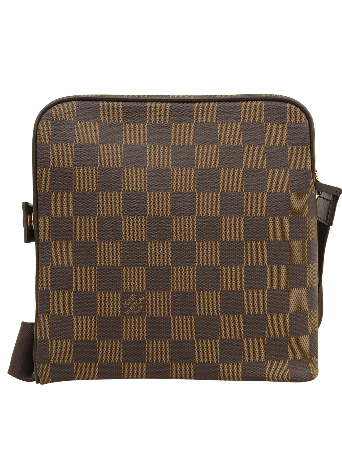 2008 Damier Olaf 帆布小号棕色