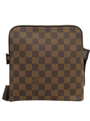 2008 Damier Olaf 帆布小号棕色