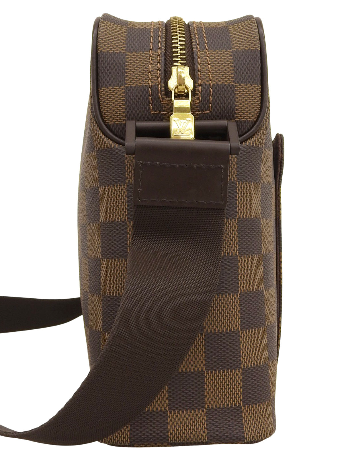 2008 Damier Olaf 帆布小号棕色