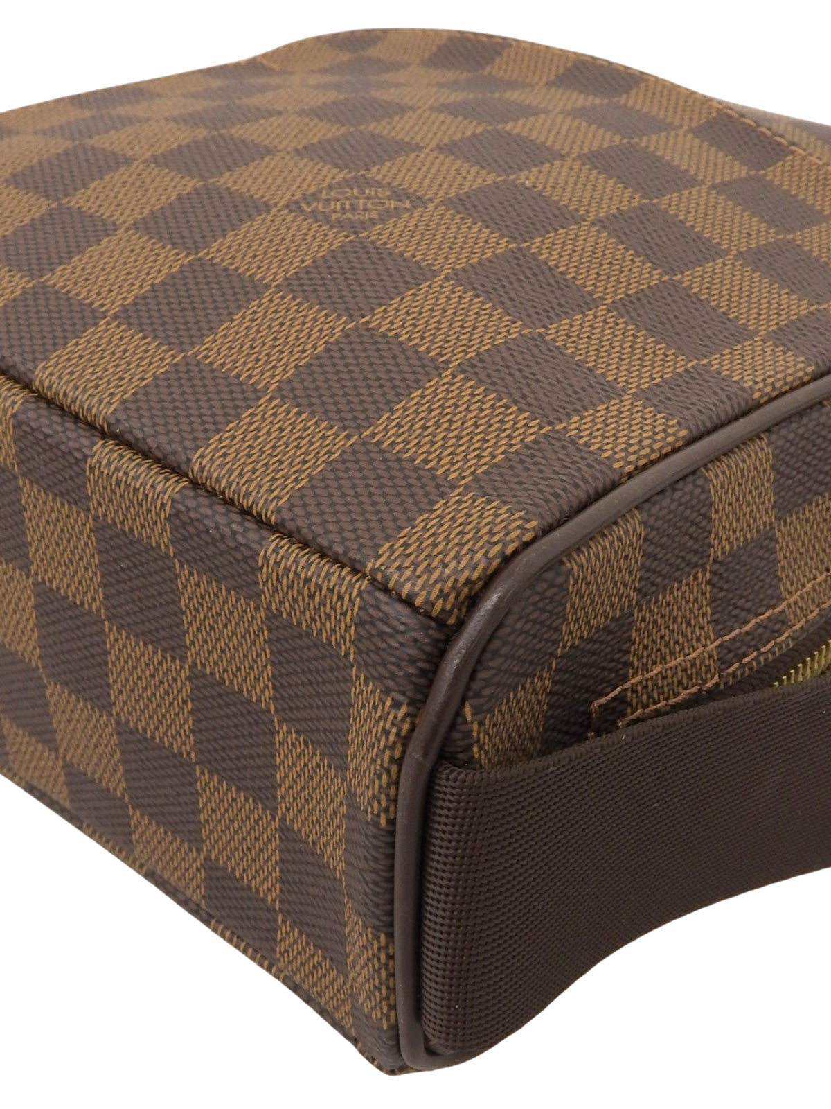 2008 Damier Olaf 帆布小号棕色