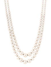 925 Double Hardware Ball Necklace Silver