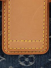 2006 牛仔布字母漂亮靛蓝