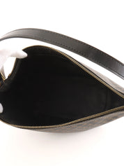 Brown Macadam Pattern Handbag