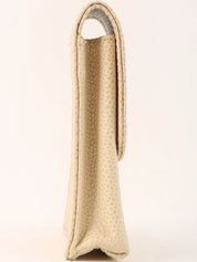 2000年頃製 キャビアスキンCCマークステッチシガレットケース アイボリー