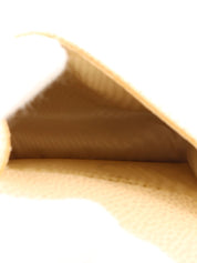 Circa 2000 Caviar Skin CC Mark Stitch Cigarette Case, Ivory