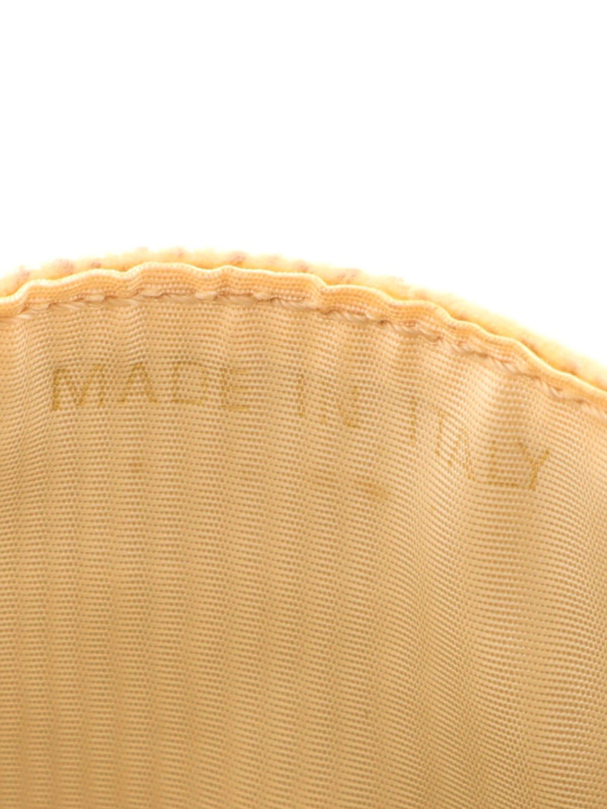 2000年頃製 キャビアスキンCCマークステッチシガレットケース アイボリー