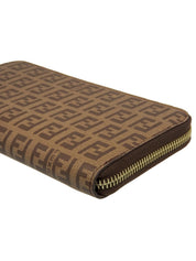 ズッカパターンロングウォレット ブラウン