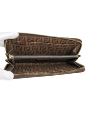 ズッカパターンロングウォレット ブラウン