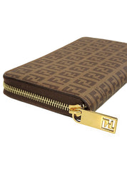 ズッカパターンロングウォレット ブラウン