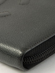 2004年頃製 キャビアスキンCCマークステッチロングウォレット ブラック