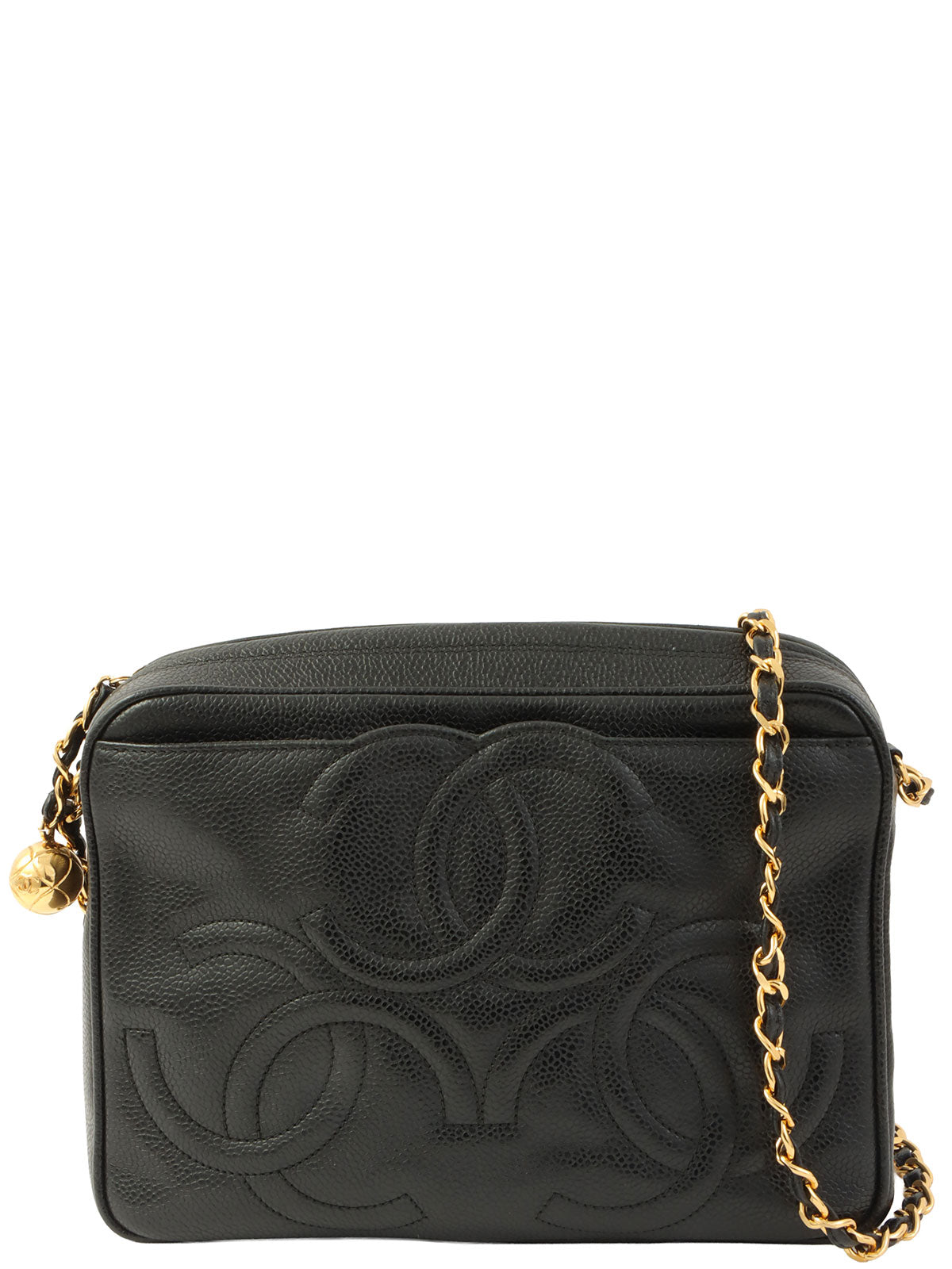 1995年頃製 3CCマークステッチチェーンショルダーバッグ ブラック