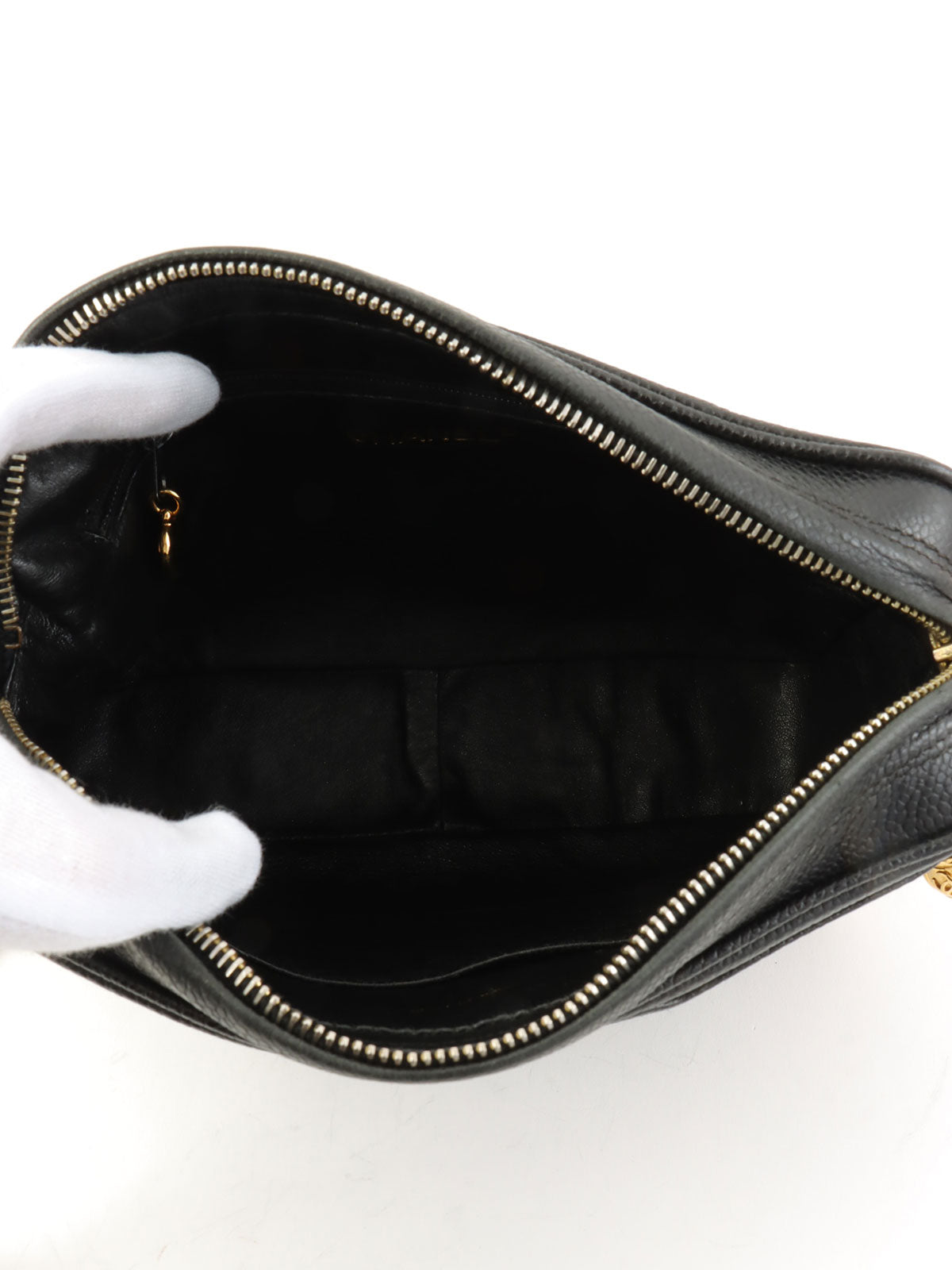 1995年頃製 3CCマークステッチチェーンショルダーバッグ ブラック