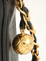 1995年頃製 3CCマークステッチチェーンショルダーバッグ ブラック