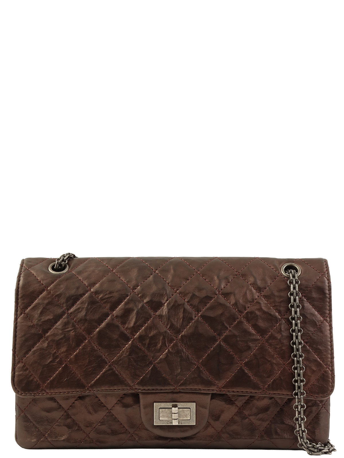 2014 2.55 Chain Shoulder Bag Brown