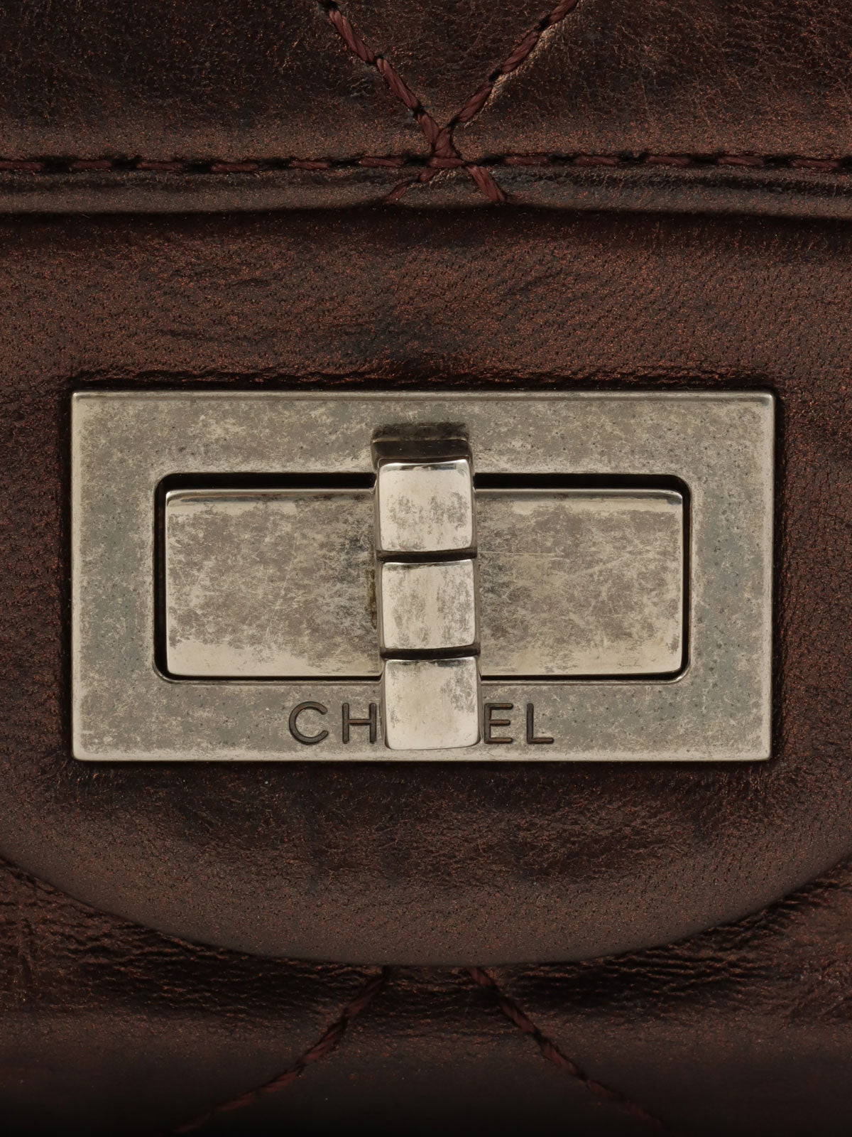 2014 2.55 Chain Shoulder Bag Brown