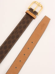 Macadam Pattern Mini Waist Pouch Brown
