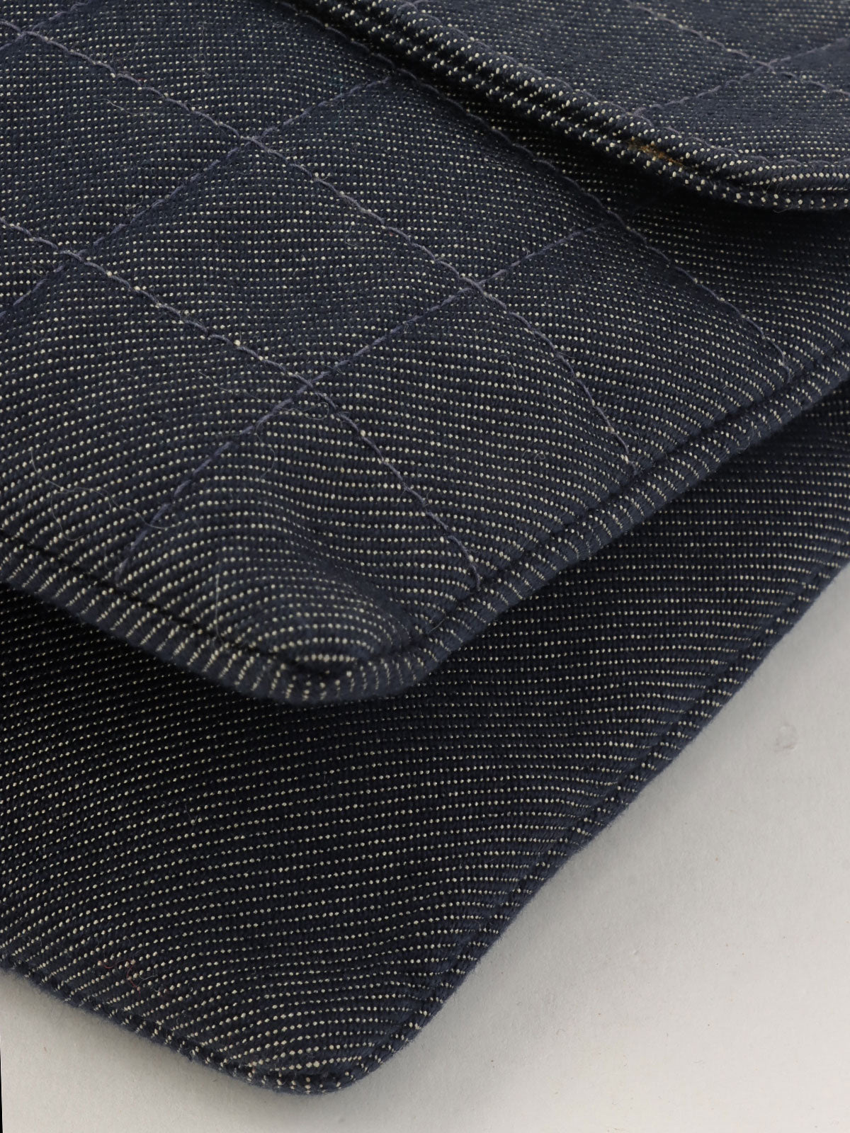 Navy denim Chocobar 2.55 chain shoulder bag, circa 2000