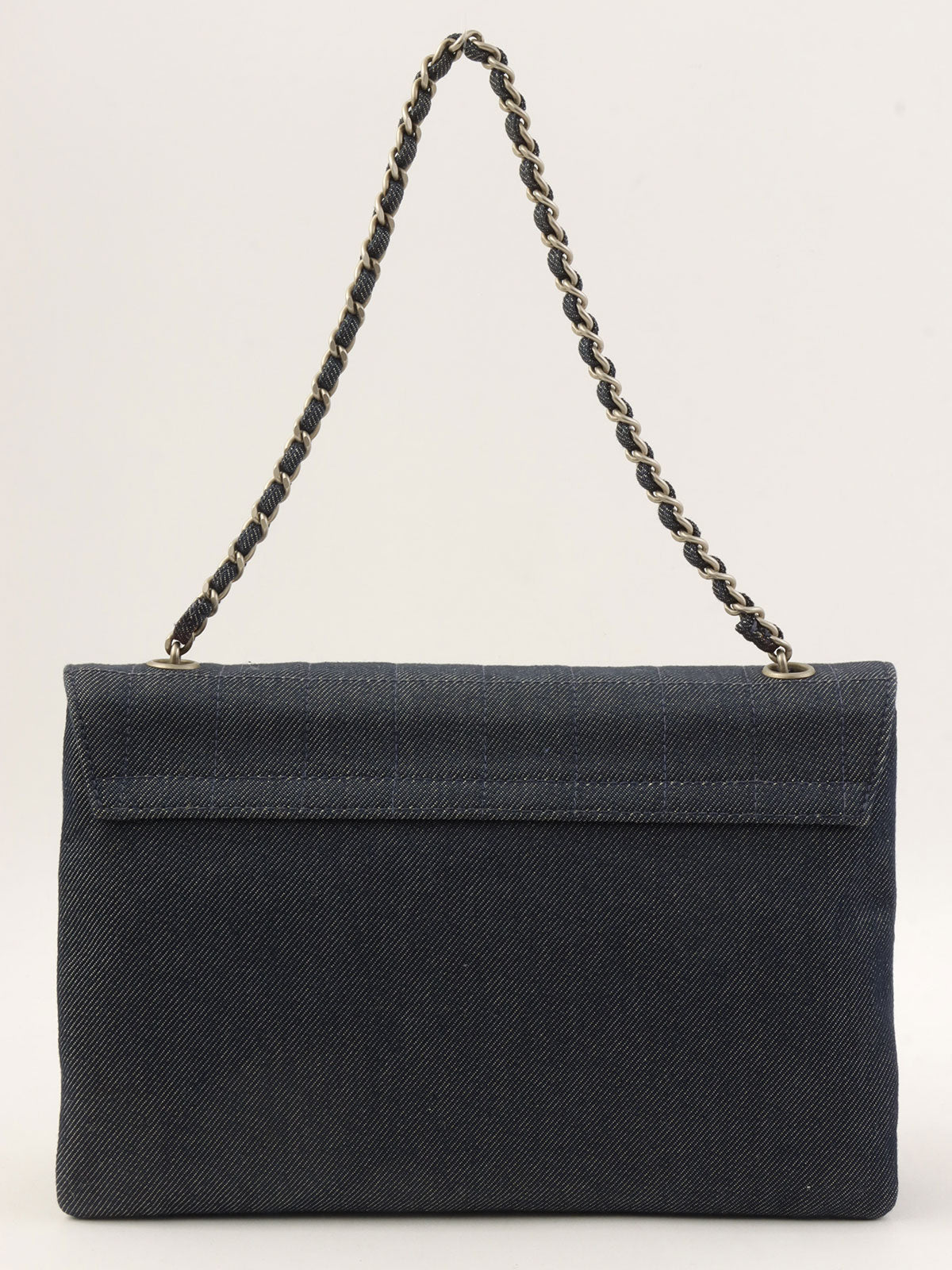 Navy denim Chocobar 2.55 chain shoulder bag, circa 2000