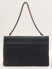 Navy denim Chocobar 2.55 chain shoulder bag, circa 2000