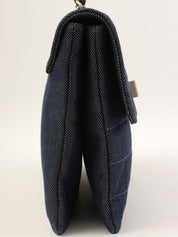 Navy denim Chocobar 2.55 chain shoulder bag, circa 2000