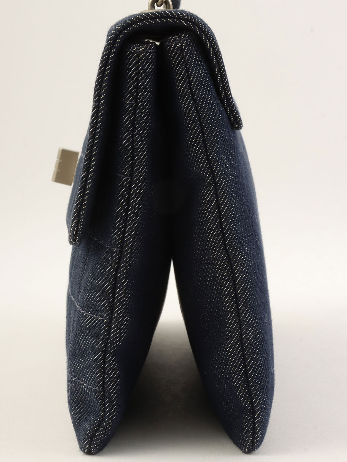 Navy denim Chocobar 2.55 chain shoulder bag, circa 2000