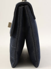 Navy denim Chocobar 2.55 chain shoulder bag, circa 2000