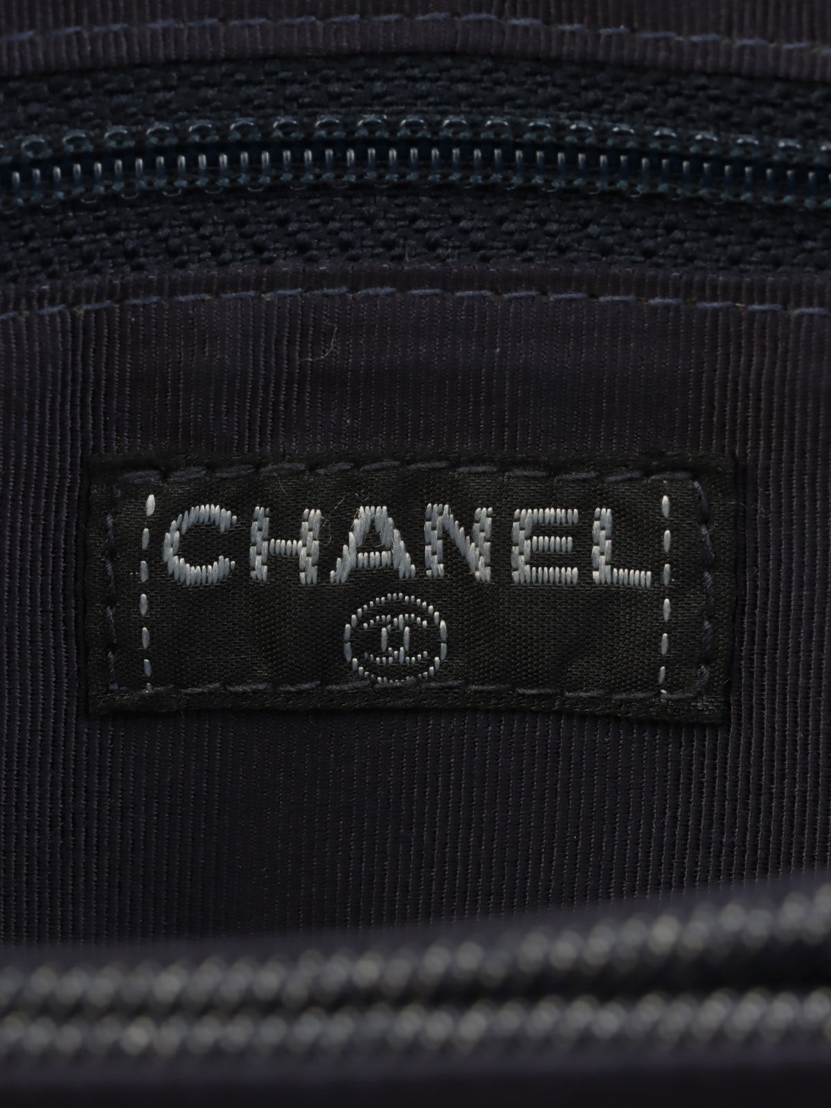 Navy denim Chocobar 2.55 chain shoulder bag, circa 2000